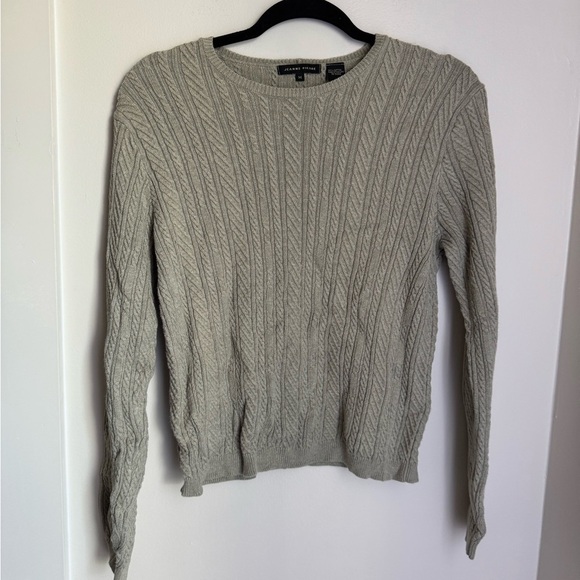 JEANNE PIERRE Cable Knit crewneck - 100% cotton - Picture 1 of 4